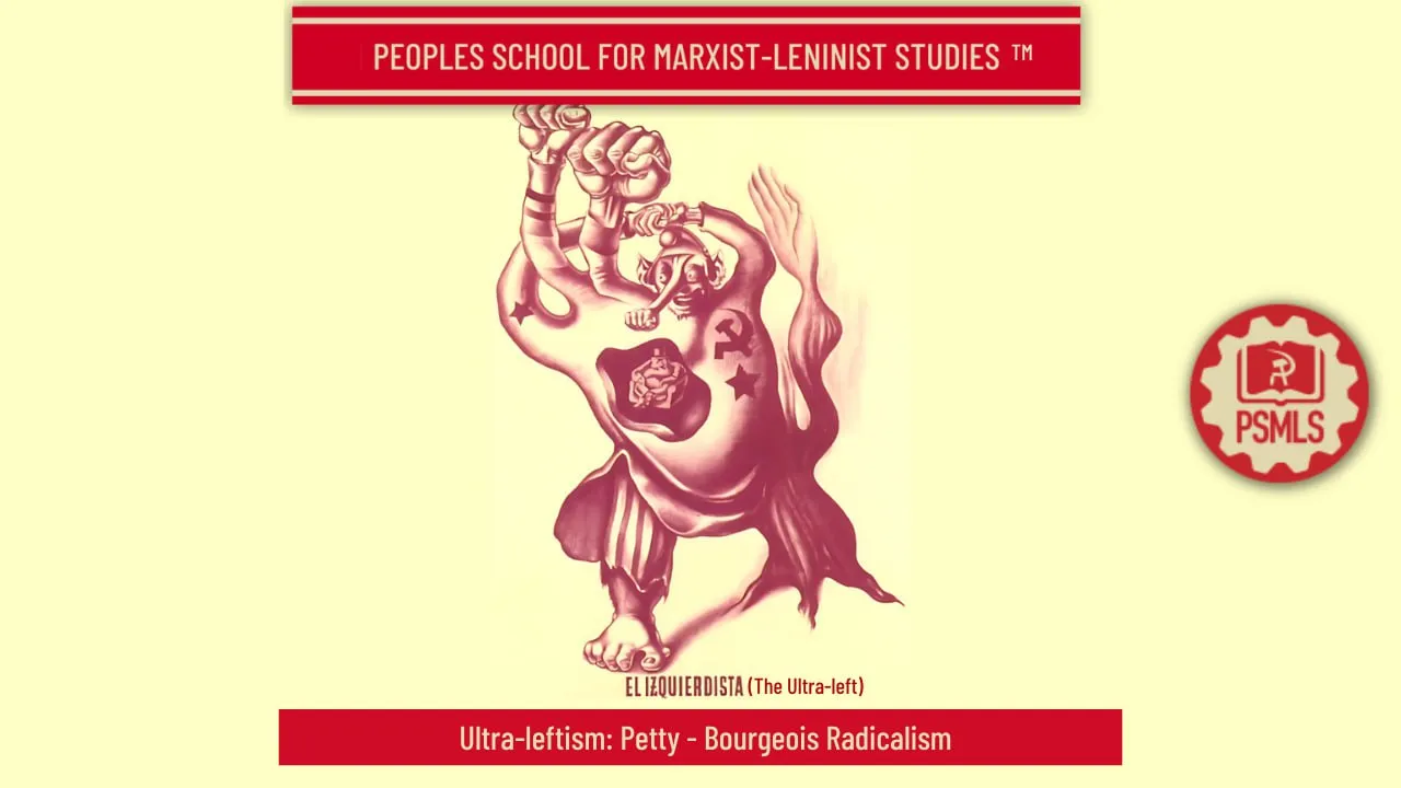 Ultra-Leftism, and the Beijing Declaration – PSMLS Class