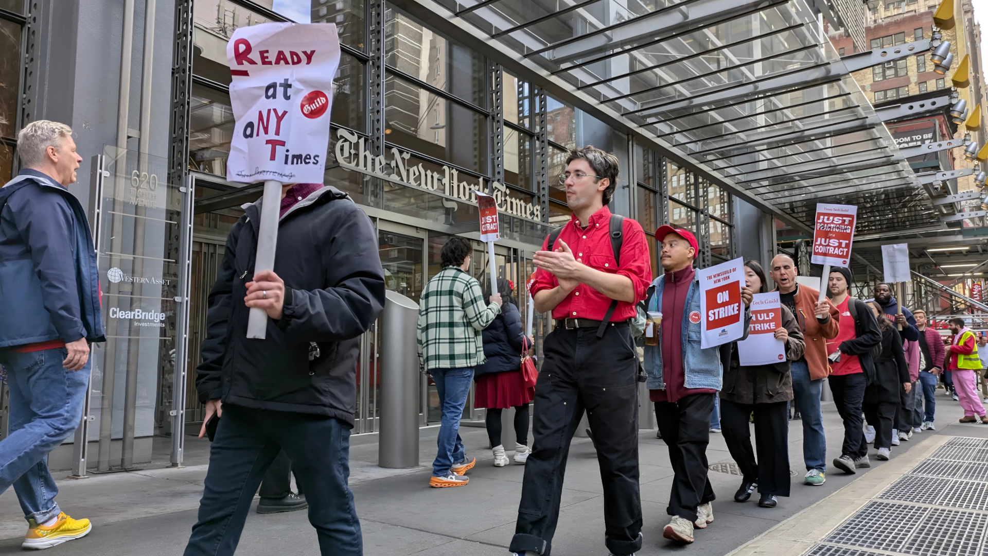 New York Times Tech Guild Goes on Strike Before Election Day